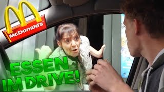McDonalds PRANK | Im McDrive essen ohne weg zu fahren ???‍♂️
