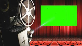 Projetor de Cinema #1 - Movie Projector #1 / Green Screen - Chroma Key