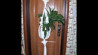 Плетём кашпо Ч 2