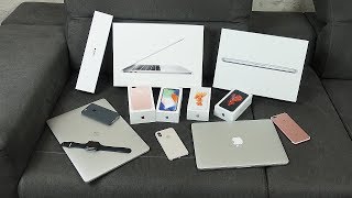Моя коллекция Apple. Потратил 10 000$ Куча iPhone и MacBook!