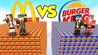 LUCKY BLOCK del MCDONALD'S contro BURGER KING! - Lyon & Anna VS Stef & Phere