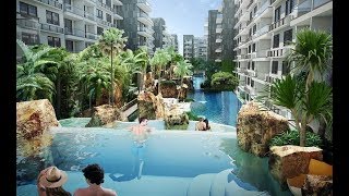 паттайя таиланд 2018 ураган штормовое предупреждение обзор комплекса Amazon Residence