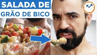 ?  COMO FAZER SALADA DE GRÃO DE BICO FÁCIL (fonte de proteína) | Cozinha da Dafne #1