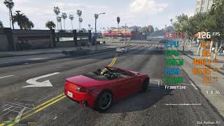 GeForce RTX 2060 -- Intel Core i5-9600K -- Grand Theft Auto V GTA V FPS Test