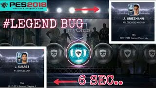 Legends Pack Draws Opening Trick PES 2018 Mobile