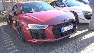 Audi R8 V10 Plus w/ MHP Performance Exhaust - LOUD sounds!