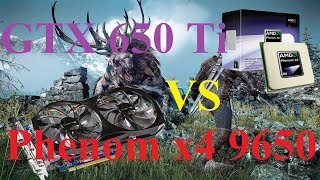 На что способны GF 6100PM-M2 + Phenom x4 9650 + GTX 650 Ti 2GB