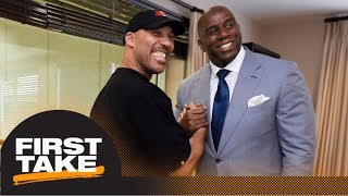 Is Magic answering to LaVar now? | First Take | ESPN