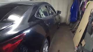 Mazda 6 USA2016(мазда 6)как разобрать заднюю дверь, снять карточку двери, вытащить стекло, форточку