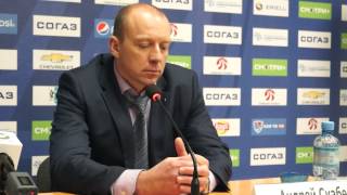 01.03.2015 "Сибирь" - "Трактор", пресс-конференция