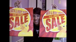 HUGE BATH & BODY WORKS SEMI ANNUAL SALE JANUARY 2020 EMPTIES!