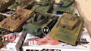 Итоги сборки 4D моделей танков с Али Экспресса