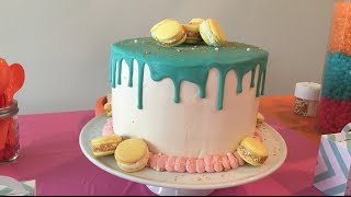Bolo de aniversario para Flavia Calina