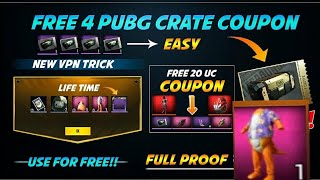 Pubg Mobile New VPN Trick - Free Pubg Coupon Crates- Pubg Mobile Shrimp Costume free