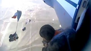 Десантирование военнослужащих Ивановского соединения ВДВ