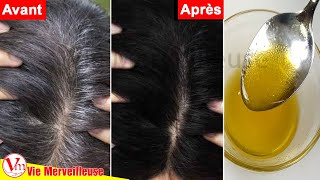 Élimine les Cheveux Blancs Prématurés de façon permanente & Retour des Cheveux Noirs par cette façon