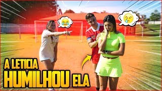 ELA HUMILHOU A NOVATA NO FUTEBOL FAZENDO CHORAR MUITO!!!