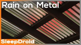 ►10 hours of hard rain on a metal roof (Rain Sleep Sounds) Rain Sounds for Sleeping. Rainfall.lluvia