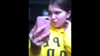 Girl steps in dog poop