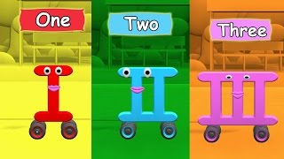 Roman Numerals-numbers-on wheels-Numbers Song