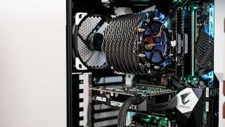 Futuristic looking Thermaltake CPU cooler. Almost AWESOME!