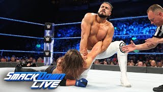 AJ Styles vs. Andrade "Cien" Almas: SmackDown LIVE, July 17, 2018