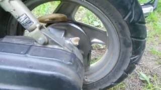 Yamaha Grand Axis 100 (120cc) Замена масла в редукторе