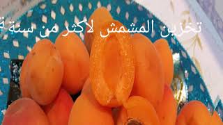 تخزين المشمش لرمضان  لأكثر من سنة بطريقة سهلة وسريعة
