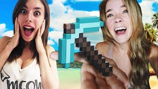 LYNA Y LENAY EMPIEZAN UNA AVENTURA EN MINECRAFT!!