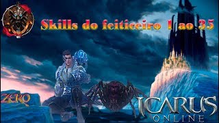 GUIA DE CLASSE: FEITICEIRO - Icarus Online/Riders of Icarus skills nível 1 ao 35