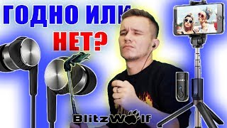 Стоит ли покупать BlitzWolf?  Наушники BW-VOX1 и 4в1 Монопод BW-BS3  | Simple