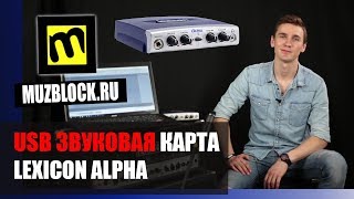 Lexicon Alpha - обзор недорогой звуковой карты для записи