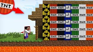 УЧЁНЫЙ НУБ ВЗОРВАЛ ВЕСЬ ДИНАМИТ В МАЙНКРАФТ 100% ДОМ ИЗ TNT ТРОЛЛИНГ ТНТ ЛОВУШКА MINECRAFT