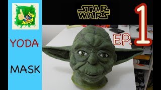 How to make a Yoda mask  part 1