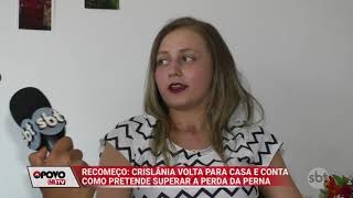 O Povo na TV: Jovem que perdeu perna em acidente com lancha recebe alta