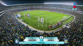Querétaro resucitó al último minuto del Primer Tiempo | Querétaro vs América
