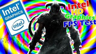 Skyrim short gameplay test on intel HD graphics 1000