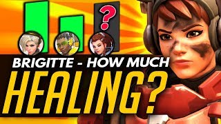 Overwatch | How Much Does Brigitte REALLY HEAL?! - New Hero Stats Analysis