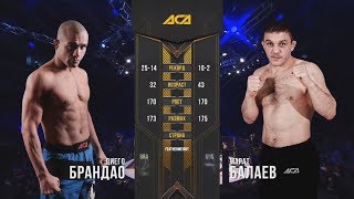 Марат Балаев против Диего Брандао / КРУТОЙ БОЙ ДО КОНЦА