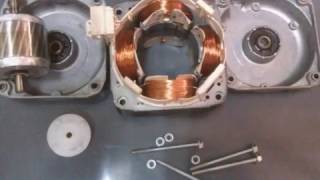AC INDUCTION MOTOR CONVERSION TO AC PERMANENT MAGNET GENERATOR