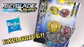 ORPHEUS O2 & UNICREST U2 Unboxing!! HASBRO EXCLUSIVE Beyblade Burst Evolution