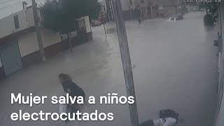 Mujer salva a niños electrocutados en Nuevo León - En Punto con Denise Maerker