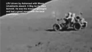 Apollo-17, Extraterrestrial Moon Human on Lunar Rover