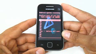 Samsung Galaxy Y GT-S5360, S5367, hard reset, como formatar, desbloquear, restaurar