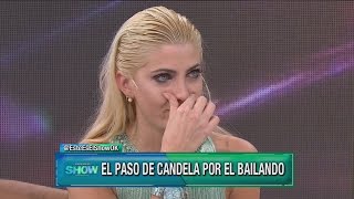 Candela Ruggeri se quebró al ver su paso por el Bailando en dos minutos