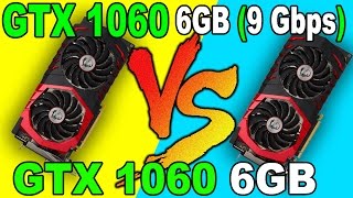 GTX 1060  (9Gbps)   VS  GTX 1060   | DX12  AND  DX11 | Comparison