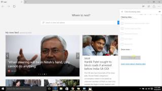 Deleting Cookies, History, and Cache in Microsoft Edge  windows 10