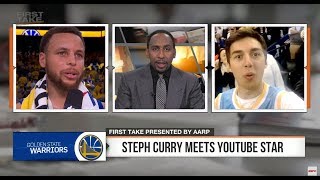 IM ON ESPN WITH STEPHEN CURRY