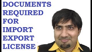 Documents required for import export license 9029093494