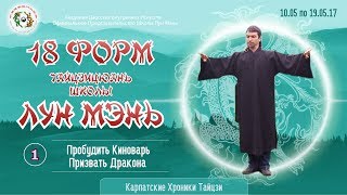 4.1. Карпатские хроники Тайцзи.Весна 2017. 18 форм Лун Мэнь Тайцзицюань. Пробудить Киноварь.